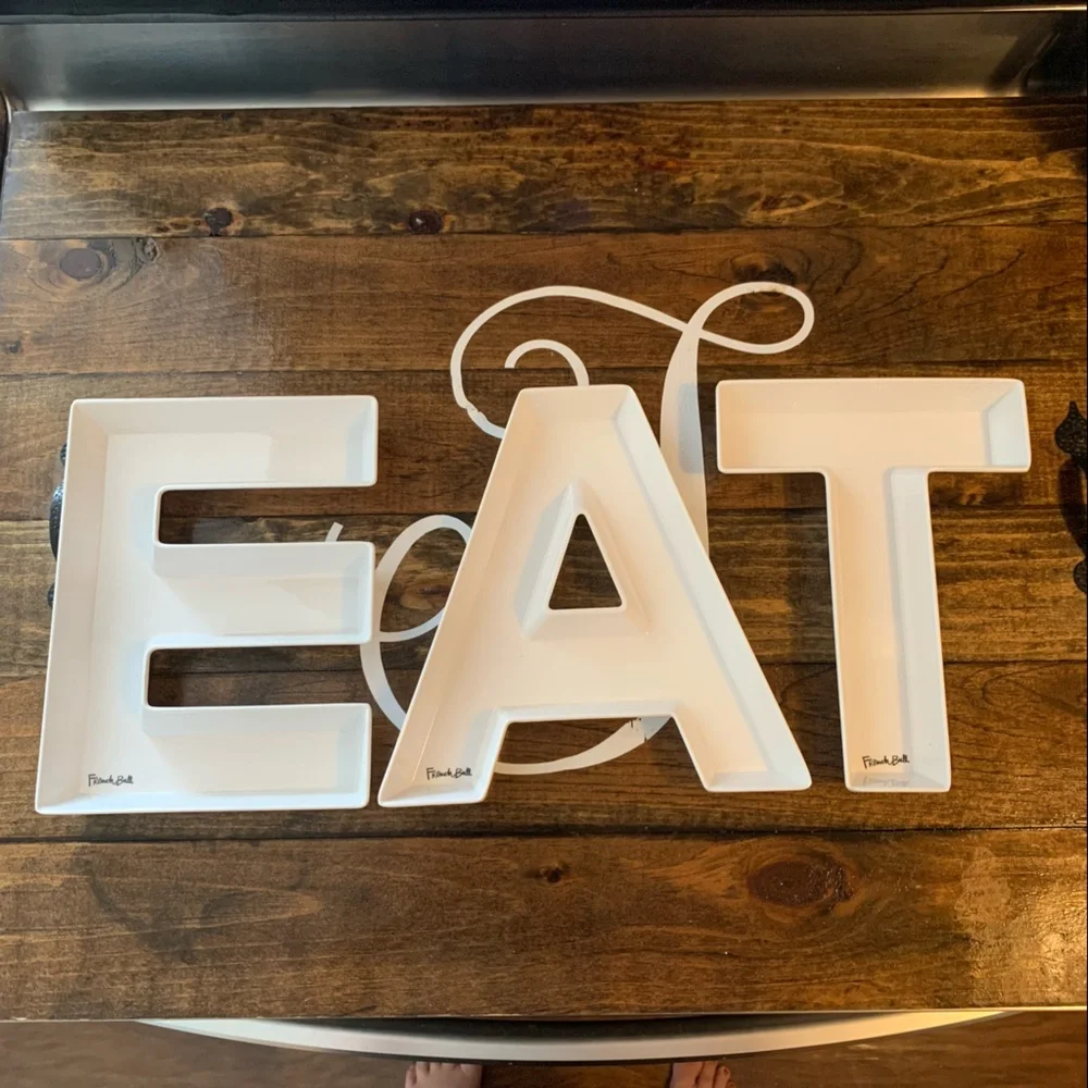 E A T Serving Trays - Picture 1 of 7